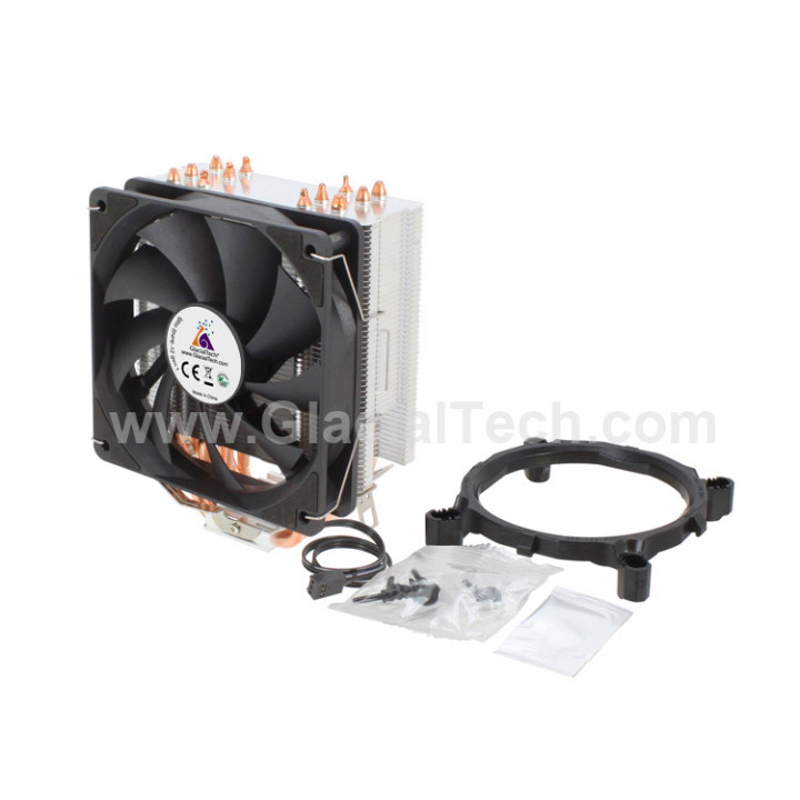 Охладител за процесор GLACIAL TECH Igloo SHP6-12 G1, 120mm вентилатор, PWM 2200 RPM, 82.81 CFM, 39 dB(A) - 5