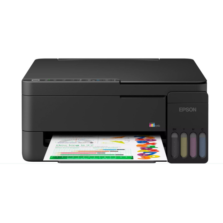 Мастилоструйно многофункционално устройство Epson EcoTank L3352, 3.7cm цветен LCD екран, Print/Copy/Scan, WiFi - C11CL62426 - 2