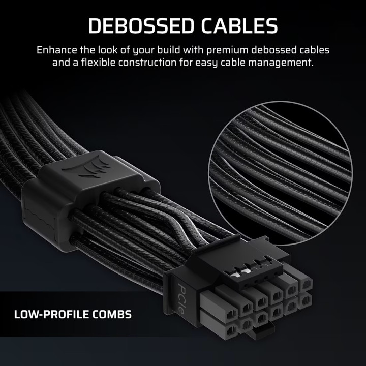 Кабел Corsair ThermalProtect Universal PCIe 5.1, 600W 12V-2x6 Cable - CP-8920472 - 4