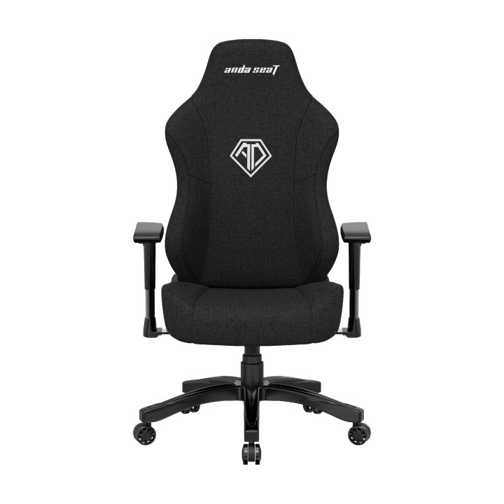 Геймърски стол Anda Seat Phantom 3 L, Текстил, Черен, 100kg, Ергономичен с възглавници - AD18Y-06-B-F - 7