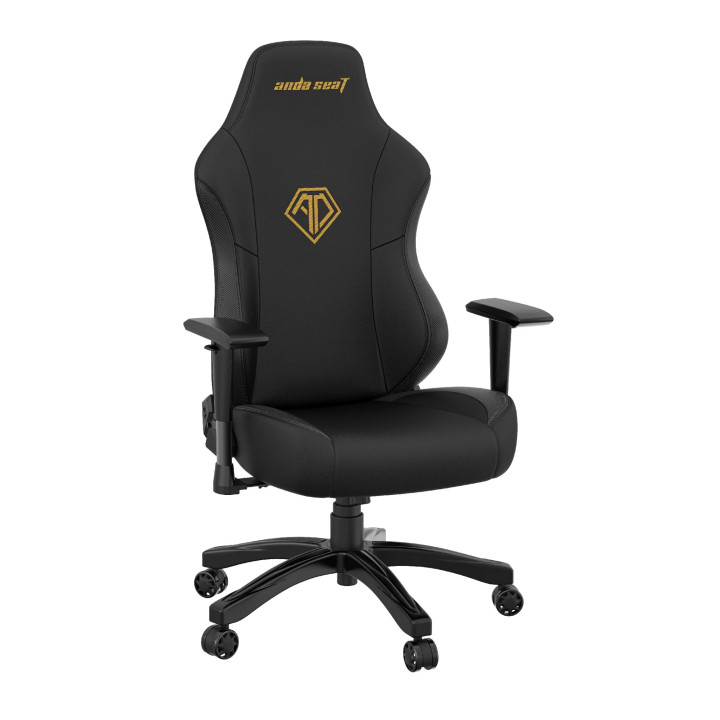 Геймърски стол Anda Seat Phantom 3, L, Черен, PVC кожа, 100kg капацитет, Ергономичен дизайн - AD18Y-06-B-PV/C - 3