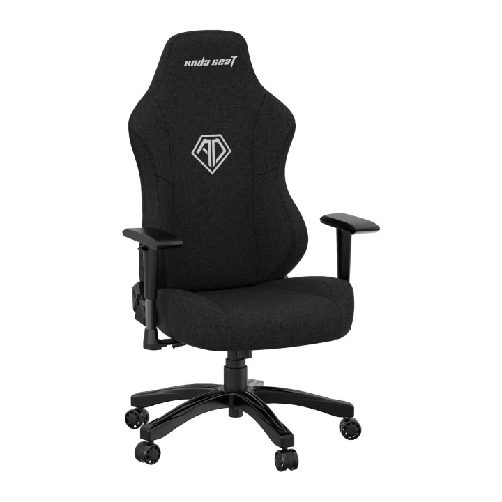 Геймърски стол Anda Seat Phantom 3 L, Текстил, Черен, 100kg, Ергономичен с възглавници - AD18Y-06-B-F - 8