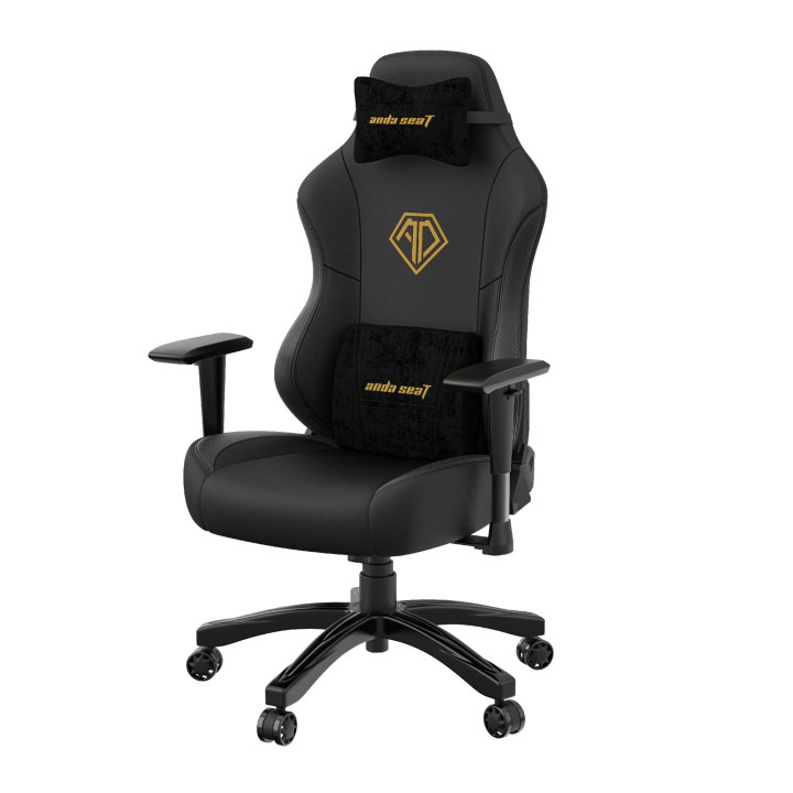 Геймърски стол Anda Seat Phantom 3, L, Черен, PVC кожа, 100kg капацитет, Ергономичен дизайн - AD18Y-06-B-PV/C - 11