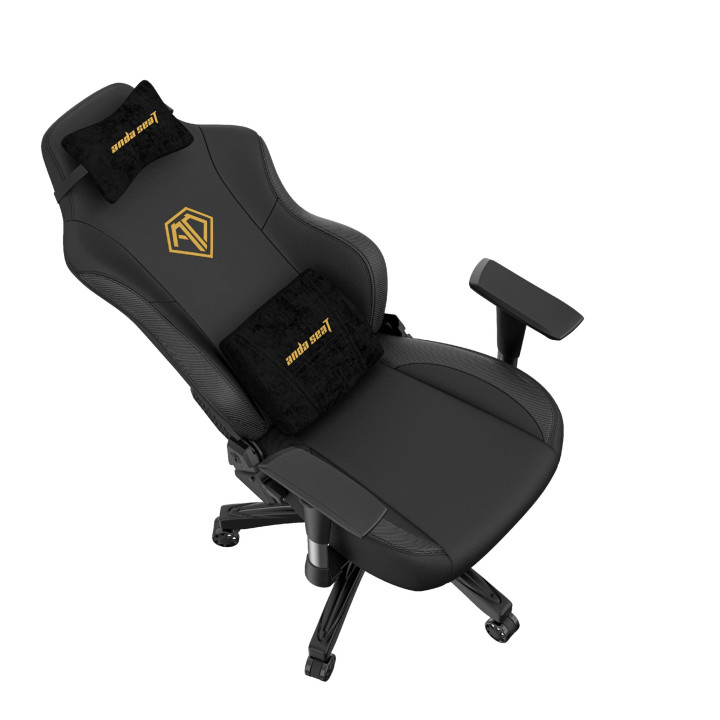 Геймърски стол Anda Seat Phantom 3, L, Черен, PVC кожа, 100kg капацитет, Ергономичен дизайн - AD18Y-06-B-PV/C - 15