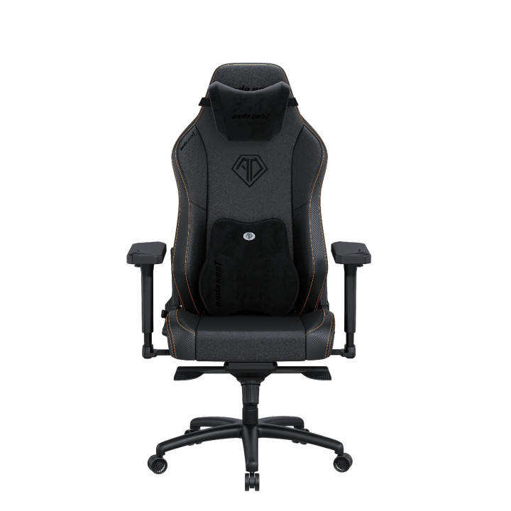 Геймърски стол Anda Seat Phantom 3 XL, Черна PVC кожа, 150kg, 4D подлакътници - AD18XL-52-B-PV/C - 1
