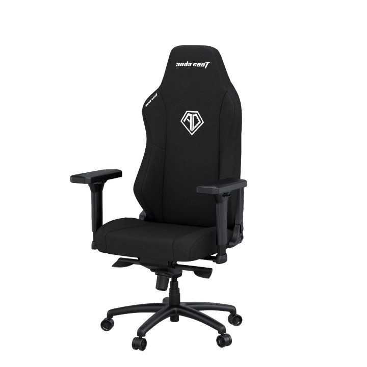 Геймърски стол Anda Seat Phantom 3 XL, Текстил Черен, XL размер, 150kg, 4D подлакътници - AD18XL-52-B-F - 5