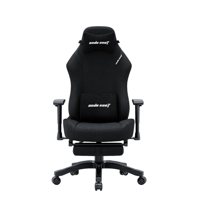 Геймърски стол Anda Seat Luna Pro L, Текстил, Черен, 110kg max - AD18T-44-B-F - 1