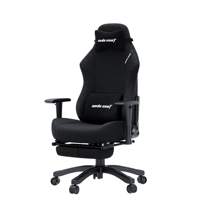 Геймърски стол Anda Seat Luna Pro L, Текстил, Черен, 110kg max - AD18T-44-B-F - 7
