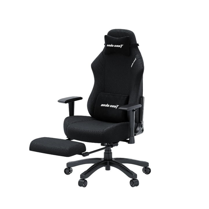 Геймърски стол Anda Seat Luna Pro L, Текстил, Черен, 110kg max - AD18T-44-B-F - 9