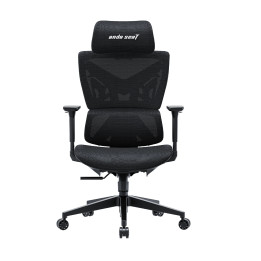 Геймърски стол Anda Seat X-Air Mega, XL, Черен текстил, Mesh дизайн - AD-WY-01-BBB - 1