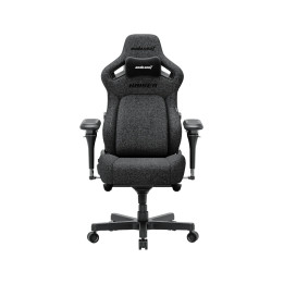 Геймърски стол Anda Seat Kaiser 4 V2, L размер, текстил, тъмносив, 120 kg макс. тегло - AD12YDDC-L-20-GB-CF-03 - 1