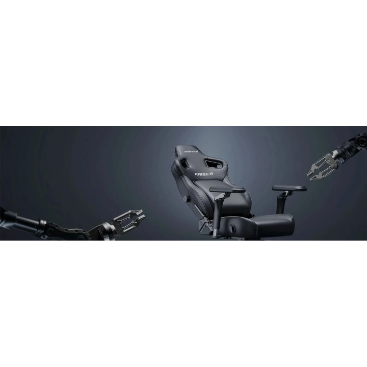 Геймърски стол Anda Seat Kaiser 4 V2, L размер, текстил, тъмносив, 120 kg макс. тегло - AD12YDDC-L-20-GB-CF-03 - 2