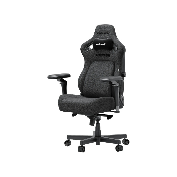Геймърски стол Anda Seat Kaiser 4 V2, L размер, текстил, тъмносив, 120 kg макс. тегло - AD12YDDC-L-20-GB-CF-03 - 9