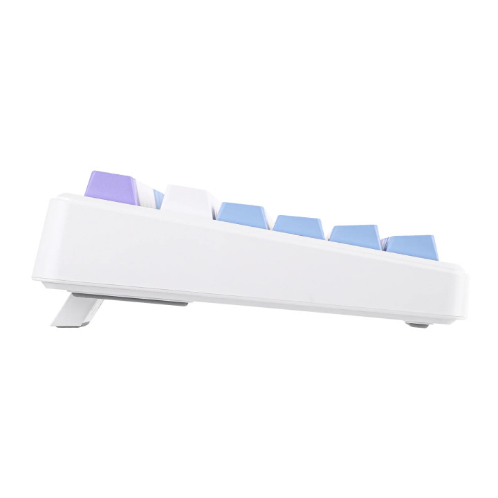 Bluetooth механична геймърска клавиатура Aula F75 MAX, 75%, Reaper Switch Linear, RGB подсветка, 4000mAh батерия - F75MAX-WBP-RS