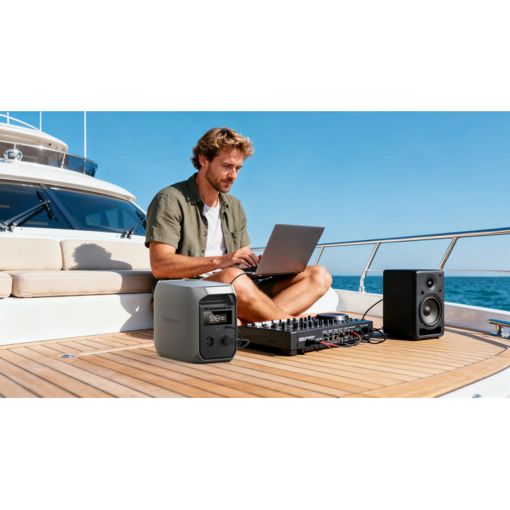 Преносима електростанция Ecoflow DELTA 3 CLASSIC, 1024Wh, 1800W (2400W X-Boost), LiFePO4 - EFDELTA3C-EU-CBox-L - 16