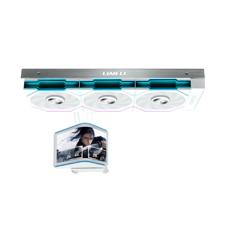 Водно охлаждане за процесор Lian Li HydroShift II OLED Curved 360, 6.67" 2K 60Hz Curved OLED Display, Pump 2800 RPM Turbo, ARGB,