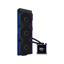 Водно охлаждане за процесор Lian Li HydroShift II LCD-S 360TL, 3.4" IPS LCD, AM4/AM5/LGA1700/LGA1851 - G89.GHS2LCDS36TB.00 - 1