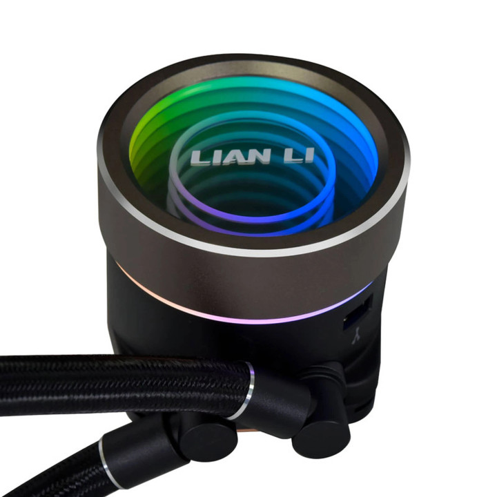 Водно охлаждане Lian Li GALAHAD II 360 Trinity, 360mm, медена блок, ARGB, Fluid Dynamic Bearing, черен - GA2T36B - 6