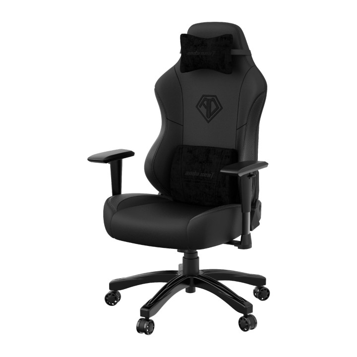 Геймърски стол Anda Seat Phantom 3, L, Черен, PVC кожа, 100kg максимално тегло - AD18Y-06-B-PV/C-B01 - 3