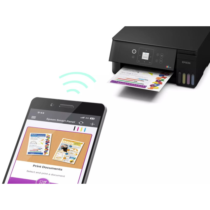 Мастилоструйно многофункционално устройство Epson EcoTank L3361, 3.6" LCD, Print/Copy/Scan, WiFi - C11CL63419 - 8