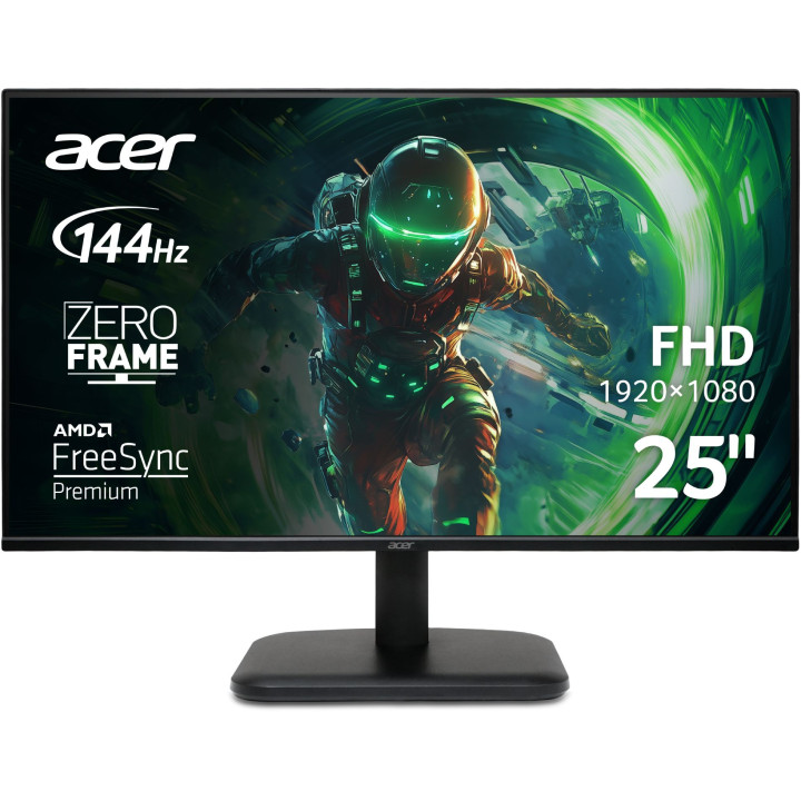 Монитор ACER EK251QP6BI, 24.5" Full HD IPS 144Hz - UM.KE1EE.601 - 1