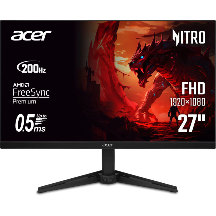 Монитор ACER NITRO QG271X1BMIIPX, 27" Full HD IPS 200Hz 0.5ms - UM.HQ0EE.101 - 1