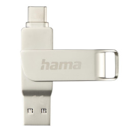 USB Flash Drive HAMA C-Rotate Pro, 128GB USB-C 3.1, 100MB/s - HAMA-182491 - 1