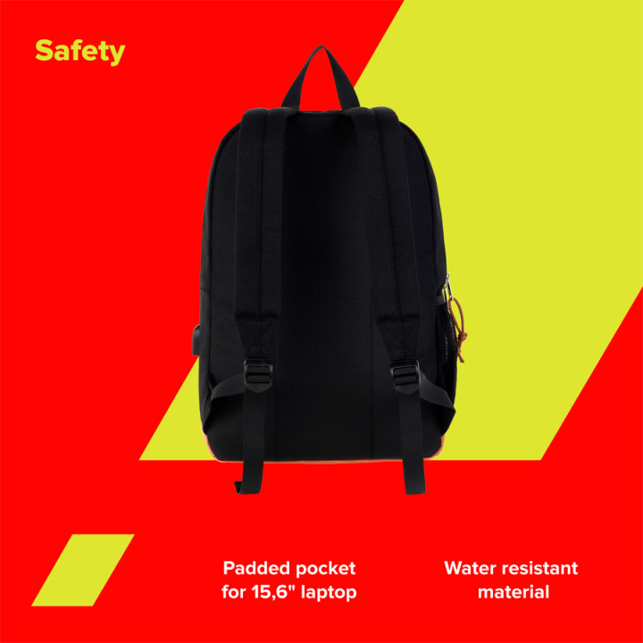 Раница за лаптоп Canyon BPS-5 за 15.6", черен - CNS-BPS5BBR1
