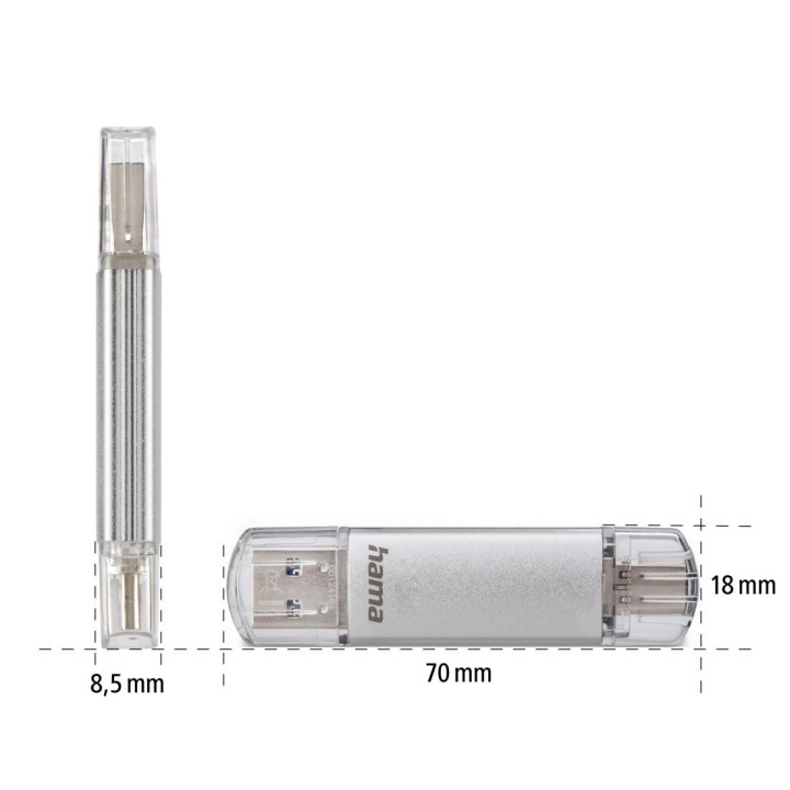 USB флаш памет HAMA C-Laeta, 128GB USB 3.0 USB-C - HAMA-181073 - 7