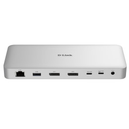Докинг станция D-Link DUF-901, 9 порта(2x DP 1.4, 1x USB-C 4.0 с DP Alt Mode, 1x RJ45 2.5 Gbps, 1x USB-C 4.0, 1x USB-C 3.1, 2x U