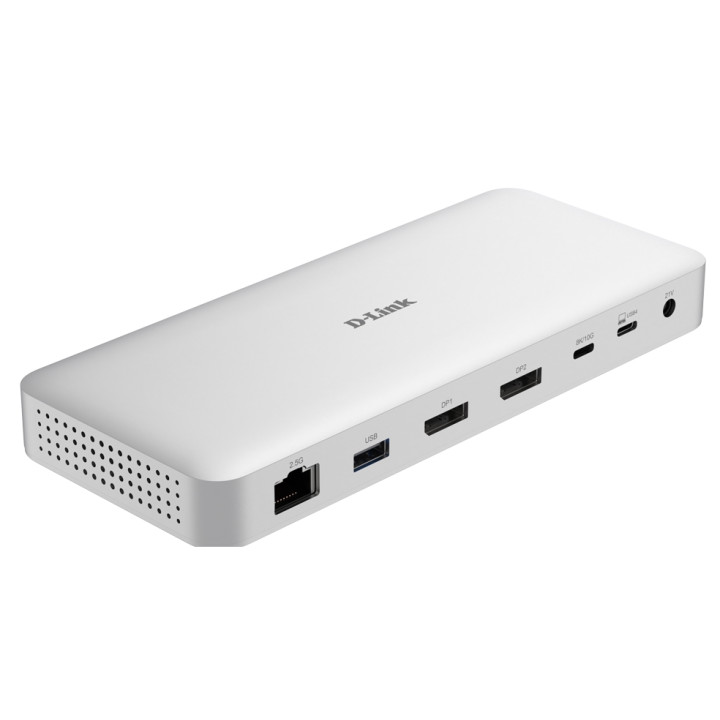 Докинг станция D-Link DUF-901, 9 порта(2x DP 1.4, 1x USB-C 4.0 с DP Alt Mode, 1x RJ45 2.5 Gbps, 1x USB-C 4.0, 1x USB-C 3.1, 2x U