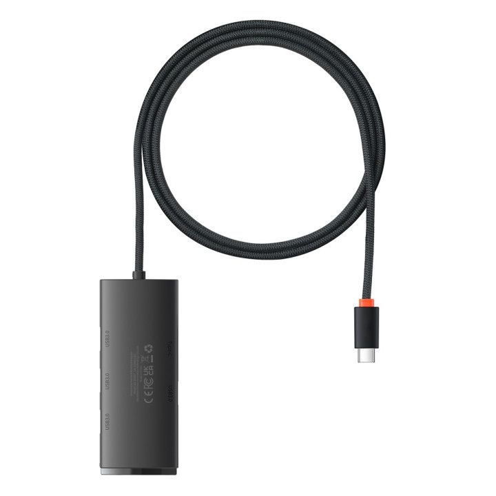 USB хъб Baseus Lite Series, 4x USB 3.0, 1m - WKQX030401 - 6