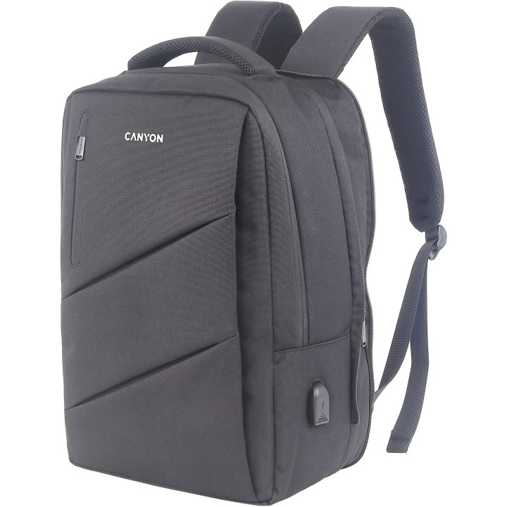Раница за лаптоп Canyon BPE-5 за 15.6", сив - CNS-BPE5GY1