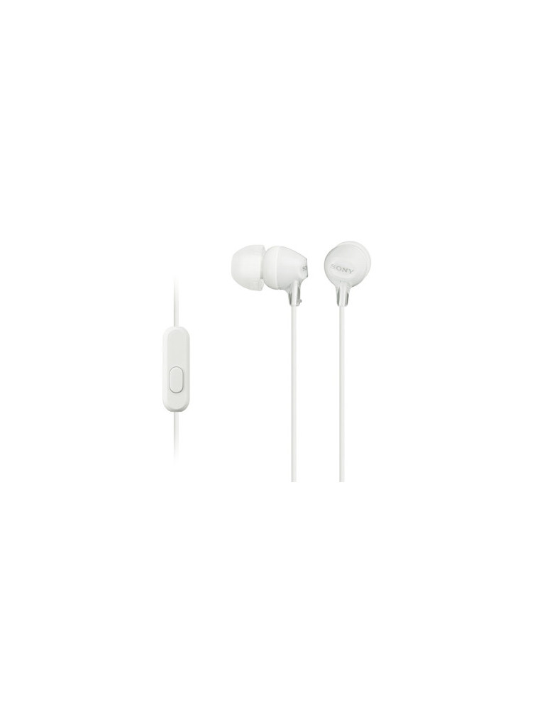 Слушалки Sony Headset MDR-EX15AP бели