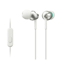 Слушалки Sony Headset MDR-EX110AP бели