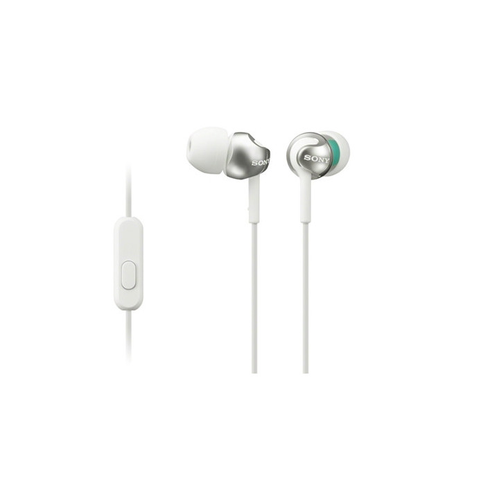 Слушалки Sony Headset MDR-EX110AP бели