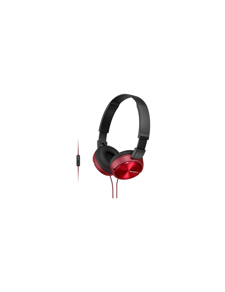 Слушалки Sony Headset MDR-ZX310AP червени