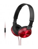 Слушалки Sony Headset MDR-ZX310AP червени