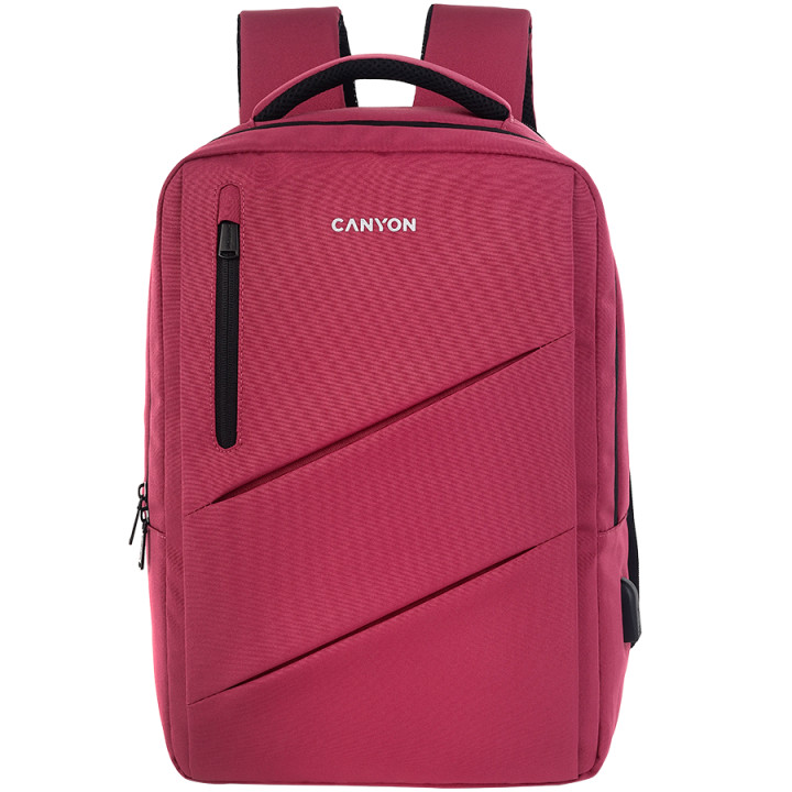 Раница за лаптоп Canyon BPE-5 за 15.6", червен - CNS-BPE5BD1