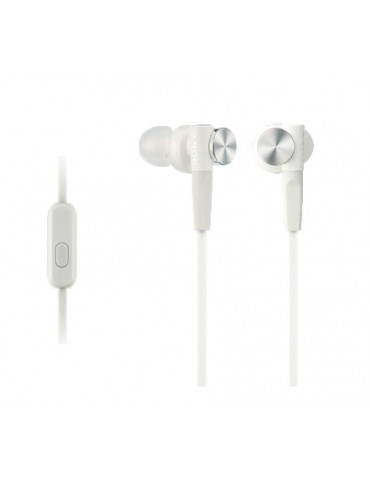 Слушалки Sony Headset MDR-XB50AP бели