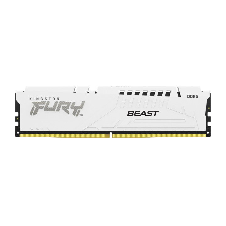RAM памет Kingston FURY Beast, 64GB (2x32GB) DDR5 5600 MHz CL36 White - KF556C36BWEK2-64 - 2