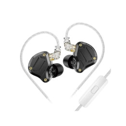 Професионални In-Ear слушалки Monitors KZ ZS10 PRO 2, 10mm динамичен драйвер, двойни балансирани арматури, микрофон, черни - 6.0