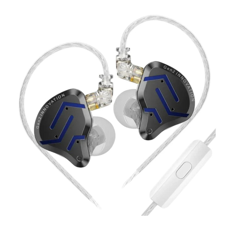 Професионални слушалки KZ ZSN Pro 2, In-Ear Monitor, 10mm динамичен драйвер, 108dB, Черни - 6.01.02.0277 - 1