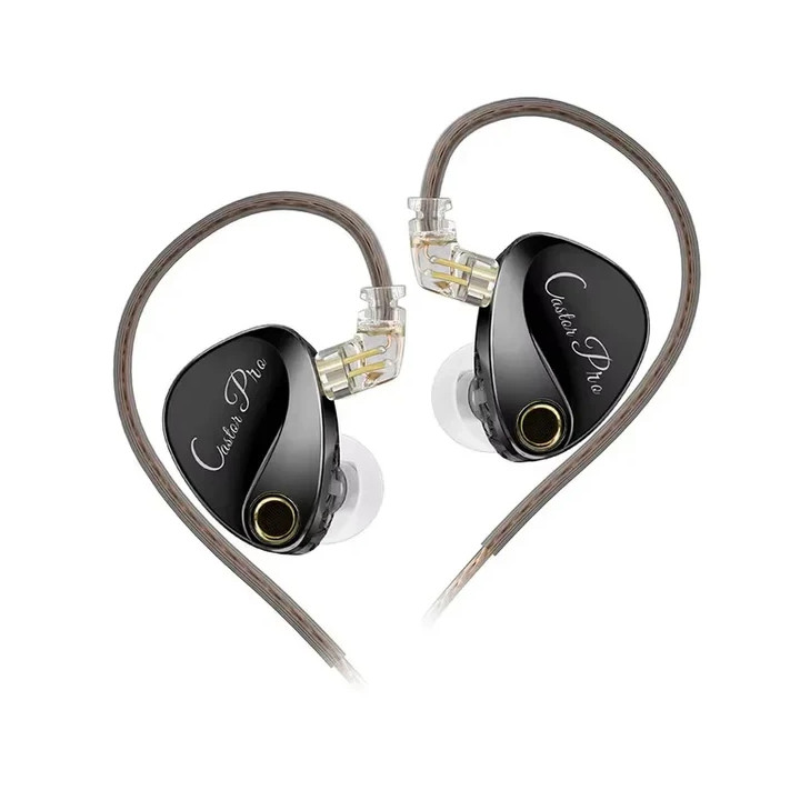 Професионални слушалки In-Ear Monitors KZ Castor Pro, 10mm двойни динамични драйвери, 103dB чувствителност, 16-22Ω импеданс, 3.5