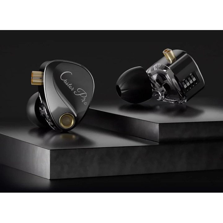 Професионални слушалки In-Ear Monitors KZ Castor Pro, 10mm двойни динамични драйвери, 103dB чувствителност, 16-22Ω импеданс, 3.5