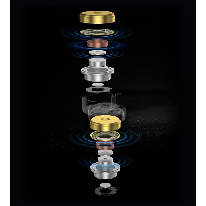 Професионални слушалки In-Ear Monitors KZ Castor Pro, 10mm двойни динамични драйвери, 103dB чувствителност, 16-22Ω импеданс, 3.5