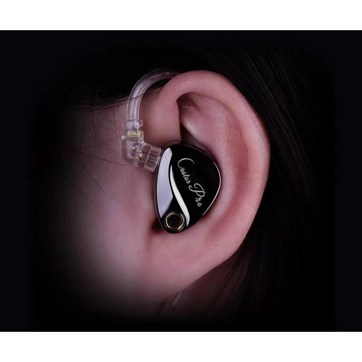 Професионални слушалки In-Ear Monitors KZ Castor Pro, 10mm двойни динамични драйвери, 103dB чувствителност, 16-22Ω импеданс, 3.5