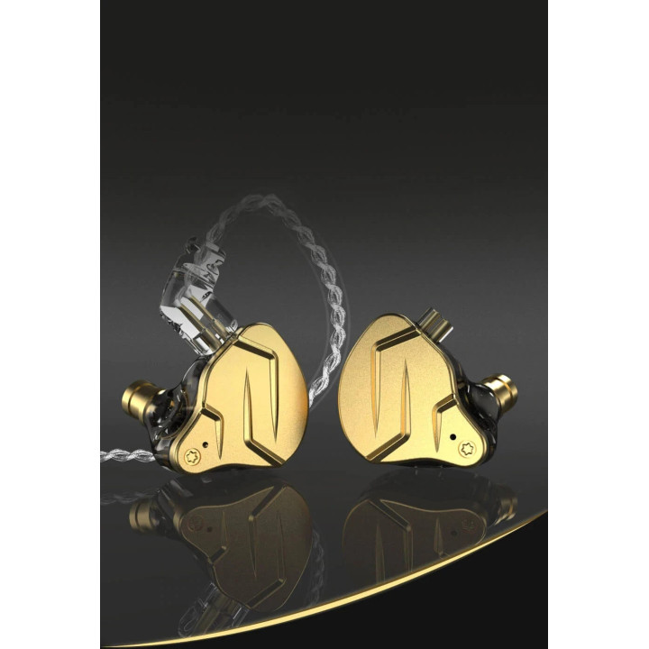 Професионални In-Ear слушалки KZ ZSN PRO X, 10mm динамичен драйвер, хибридна технология, микрофон, черни - 6.01.02.0067 - 4