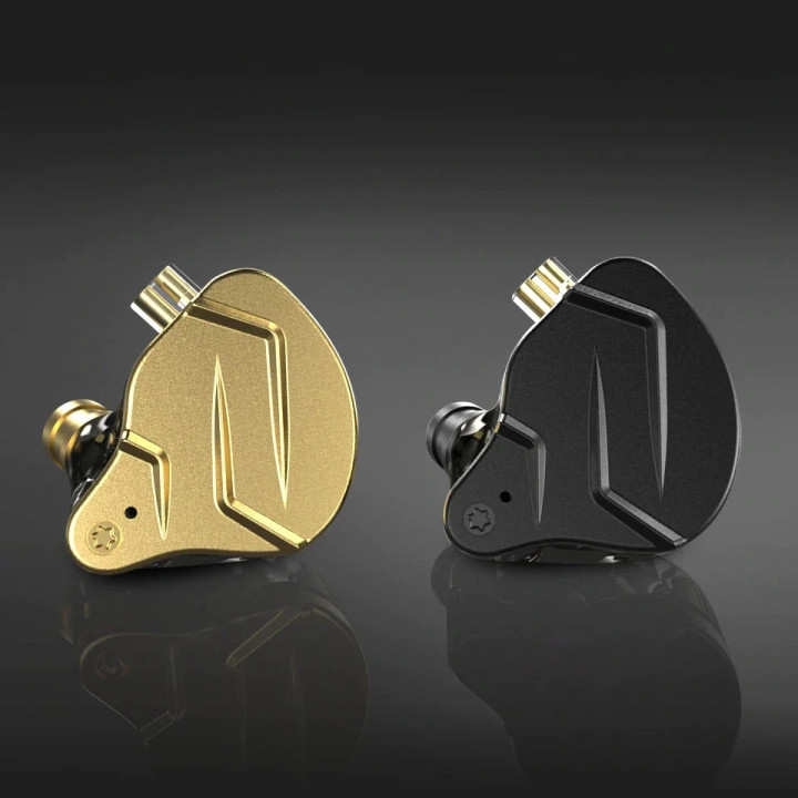 Професионални In-Ear слушалки KZ ZSN PRO X, 10mm динамичен драйвер, хибридна технология, микрофон, черни - 6.01.02.0067 - 5