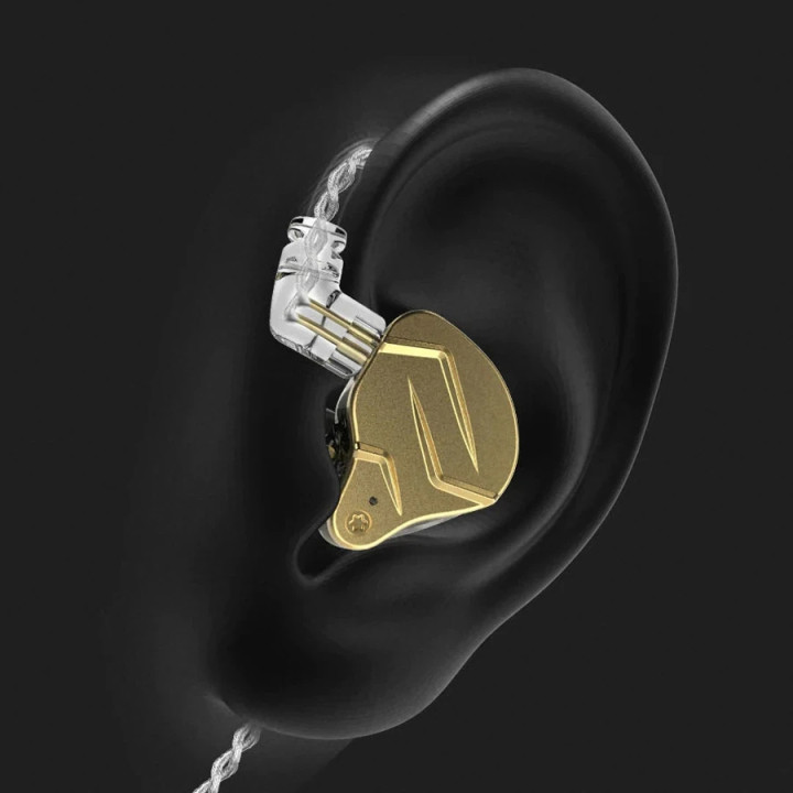 Професионални In-Ear слушалки KZ ZSN PRO X, 10mm динамичен драйвер, хибридна технология, микрофон, черни - 6.01.02.0067 - 8